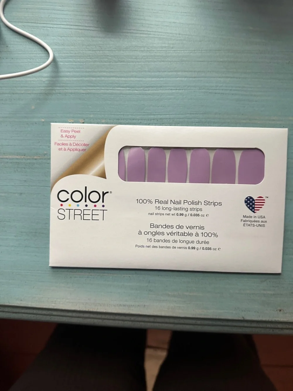 Color Street Fashion Prague-er Soft Lilac Nail Polish Strips - Lavender Purple